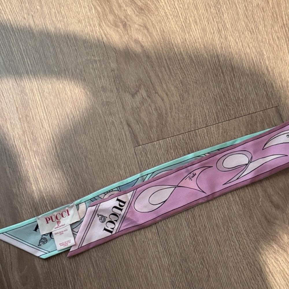 Emilio Pucci Pastel Silk Headband